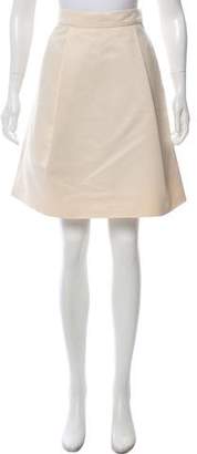 Lela Rose Textured Knee-Length Skirt