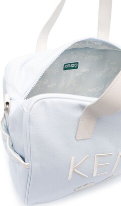 Kenzo Kids Logo-Embossed Cotton Changing Bag