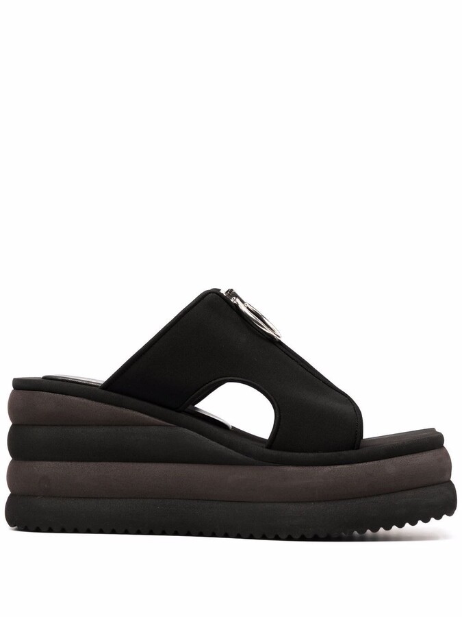 backless platform sandals