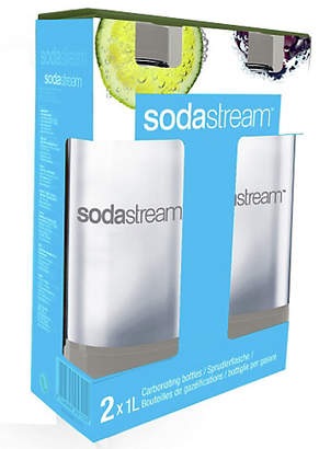 Sodastream 1 Litre Grey Bottles - Twin Pack