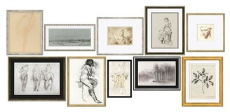 Soicher Marin Set of 10 - Drawings Gallery Wall Beige