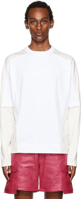 Jacquemus Off-White Le Papier 'Le T-Shirt Crema' Long Sleeve T-Shirt
