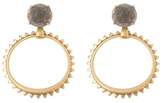 Thumbnail for your product : Lucky Brand Druzy Dangle Spike Hoop Earrings