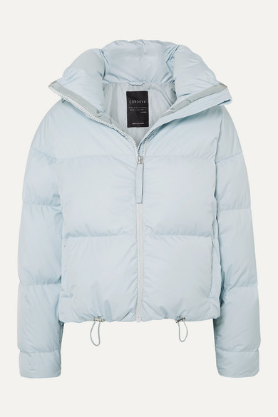 mont blanc hooded puffer jacket