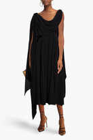 Thumbnail for your product : J.W.Anderson Knotted draped shell midi dress