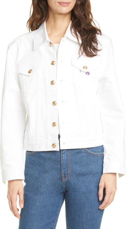 tory burch jean jacket