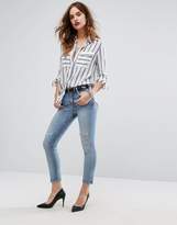 Thumbnail for your product : A Gold E A-Gold-E Sophie Crop Jean With Rips