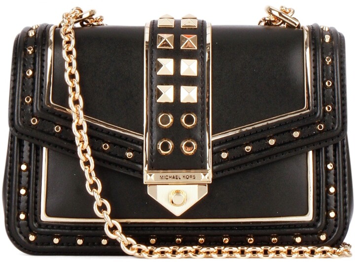 Michael Kors Black Studded Handbag 