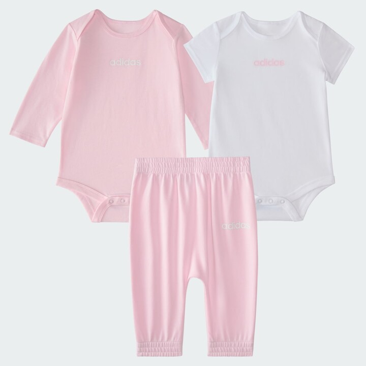 adidas 3-Piece Logo Bodyshirt & Pant Set