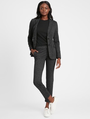 unstructured stretch ponte blazer