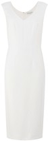 Thumbnail for your product : Amanda Wakeley Springsteen White Tailored Midi Dress