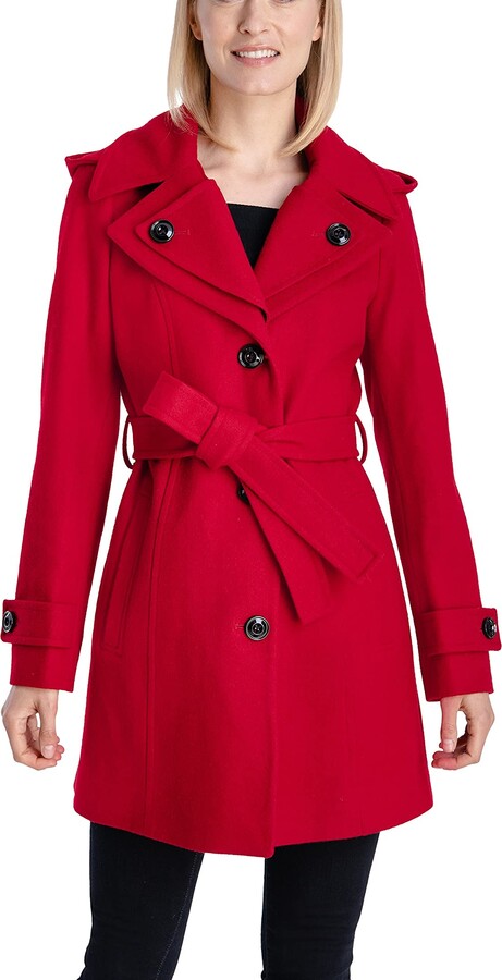 London Fog Red Women's Coats | Shop the world's largest collection of  fashion | ShopStyle