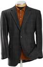 signature 2button wool plaid windowpane sportcoat