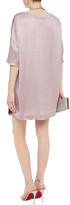 Thumbnail for your product : Valentino Cutout Textured-lame Mini Dress