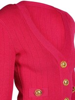 Thumbnail for your product : Balmain Viscose blend knit cropped cardigan