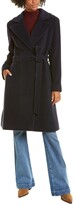 Thumbnail for your product : Cinzia Rocca Icons Alpaca & Wool-Blend Wrap Coat
