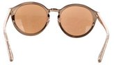 Thumbnail for your product : Linda Farrow Reflective Oversize Sunglasses