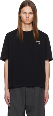 ami - AMI Parisx Antoine Dupont Tシャツ Ami Paris X Antoine Dupont Logo-embroidered T-shirt in Blue