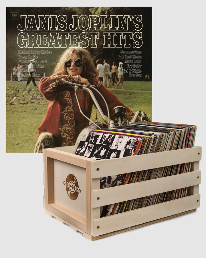 Sony Music Vinyl Records Crosley Record Storage Crate Janis Joplin
