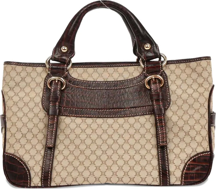 Céline Pre-Owned 1990-2000s Macadam Canvas Tote Handbag