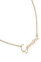 Thumbnail for your product : Rebecca Minkoff Gemini Zodiac Necklace in Gold