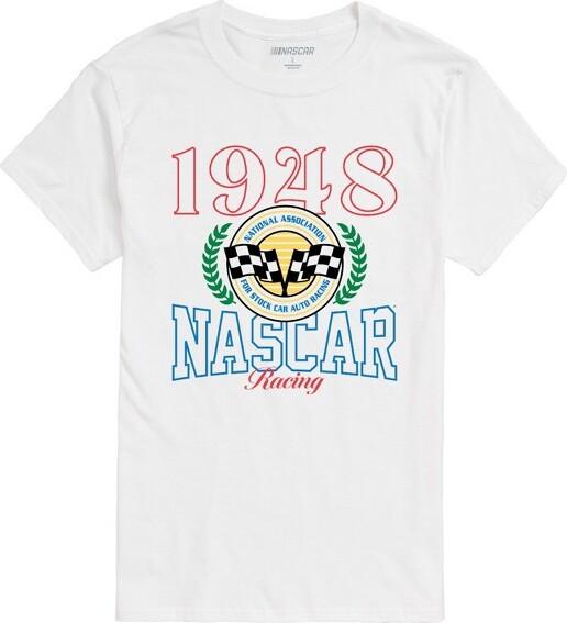 Nascar Men'sNASCARHeritageCrestShortSleeveGraphicT-Shirt-White-2X-Large