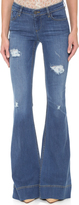 Thumbnail for your product : Alice + Olivia Ryley Distressed Bell Jeans