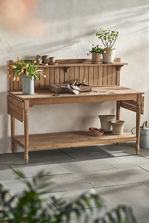 Palladio Reclaimed Teak Work Station at Terrain
