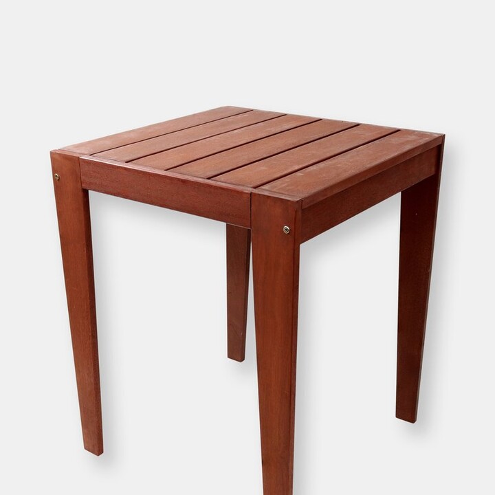 Sunnydaze Decor Meranti Wood with Mahogany Teak Oil Finish Outdoor