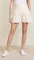 Thumbnail for your product : Rebecca Taylor Textured Stripe Shorts