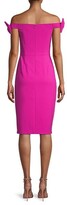 Thumbnail for your product : Aidan by Aidan Mattox Off-The-Shoulder Bow Sheath Dress