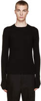 Thumbnail for your product : Rick Owens Black Cashmere Biker Sweater