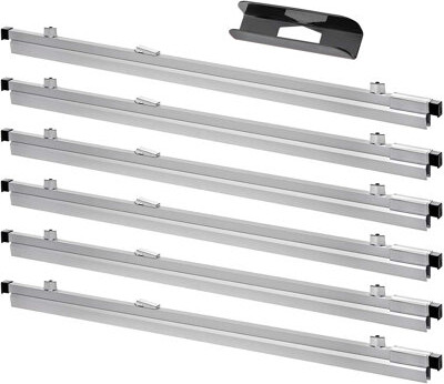 AGROTECH AVS Blueprint Clamp 36 Inches - Blueprint Clips, Blueprint Binding Strips.Pack of 6