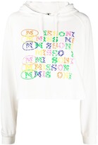 Thumbnail for your product : M Missoni cropped logo-print T-shirt