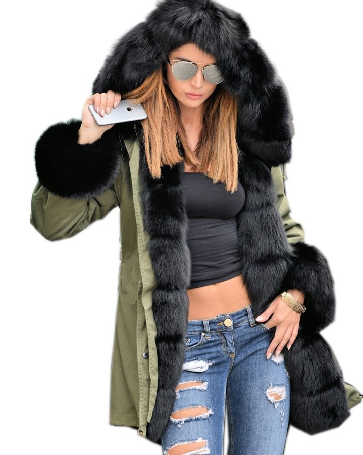 Faux fur coat size 18 Clearance