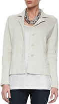 Thumbnail for your product : Eileen Fisher Metallic Zipper-Cuff Jacket, Women's