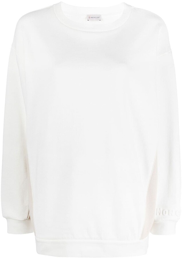 moncler sweatshirt white