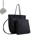 Thumbnail for your product : Micom Simple Pu Leather Tote Shoulder Bag in Bag Set for Women