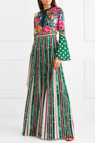 Thumbnail for your product : Mary Katrantzou Desmine Printed Satin Maxi Dress