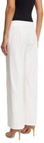 Thumbnail for your product : Eileen Fisher Petite Wide-Leg Stretch-Crepe Pants