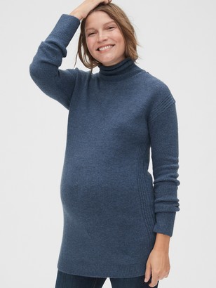 Gap Maternity Cozy Turtleneck Tunic Sweater