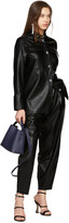 Thumbnail for your product : Áeron Black Faux-Leather Fran Trousers
