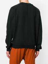 Thumbnail for your product : Haider Ackermann Distressed Neck Line Sweatshirt