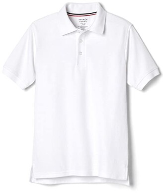 French Toast Short Sleeve Pique Polo Shirt (Little Kids)