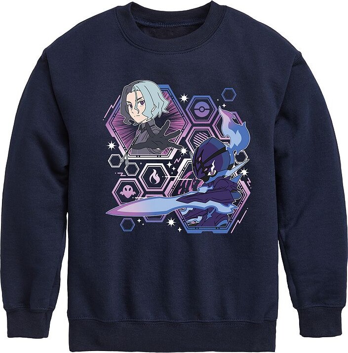 Licensed Character Boys 8-20 Pokemon Amethio & Ceruledge Crew Fleece Sweatshirt