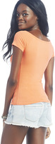 Thumbnail for your product : Wet Seal Cinched Front Marilyn Tee