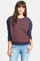 Thumbnail for your product : Maison Scotch Embroidered Mesh Front Sweatshirt