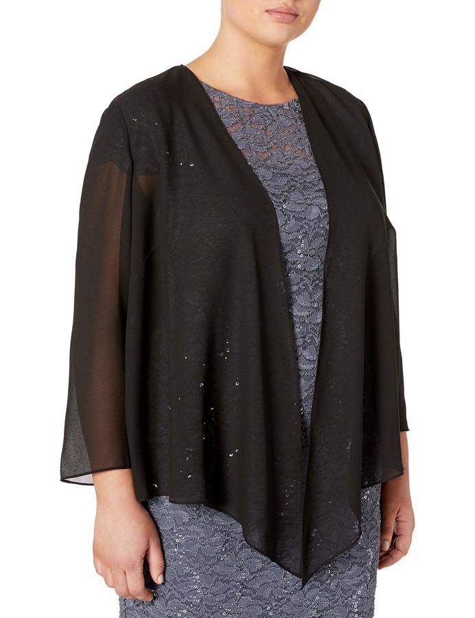 alex evenings chiffon cover up