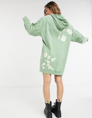 Collusion washed hoodie dress