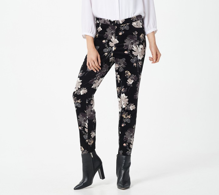 womens tall velvet pants